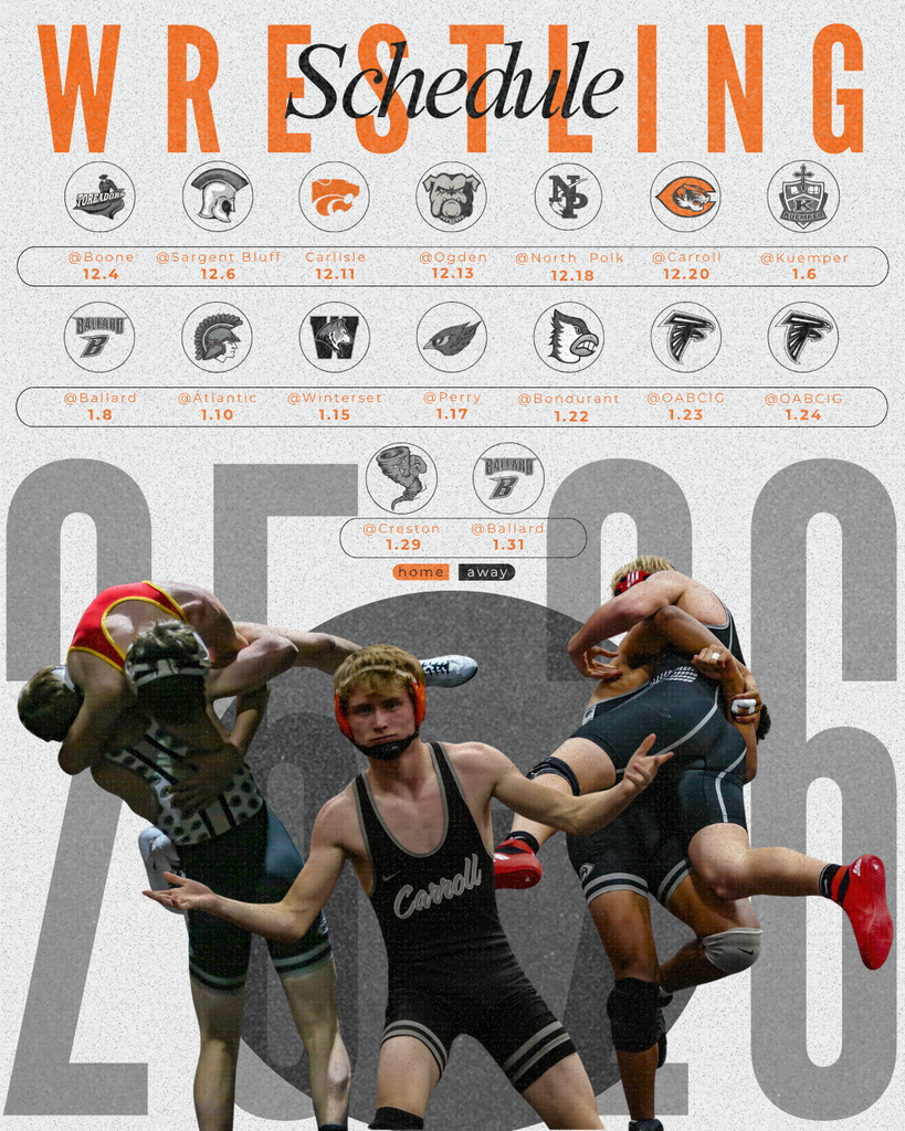Wrestling Schedule
