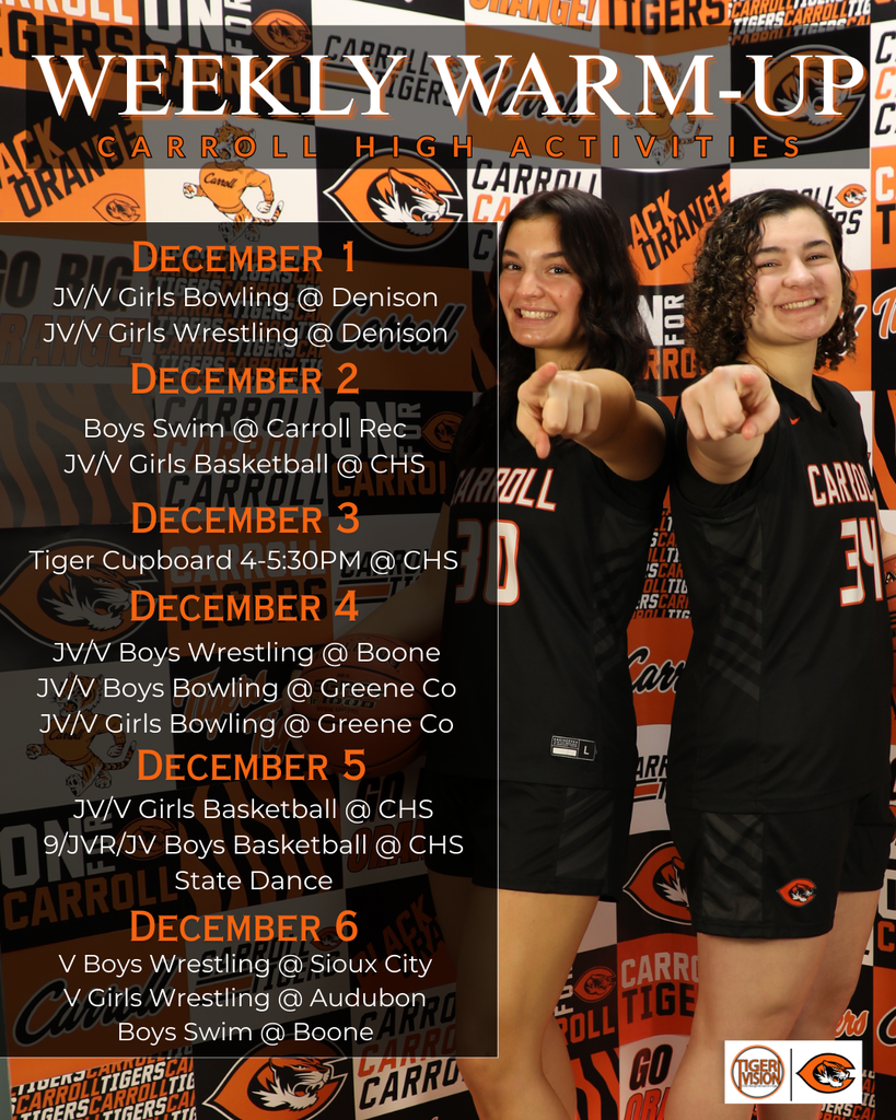 CHS Weekly Warmup 12.01