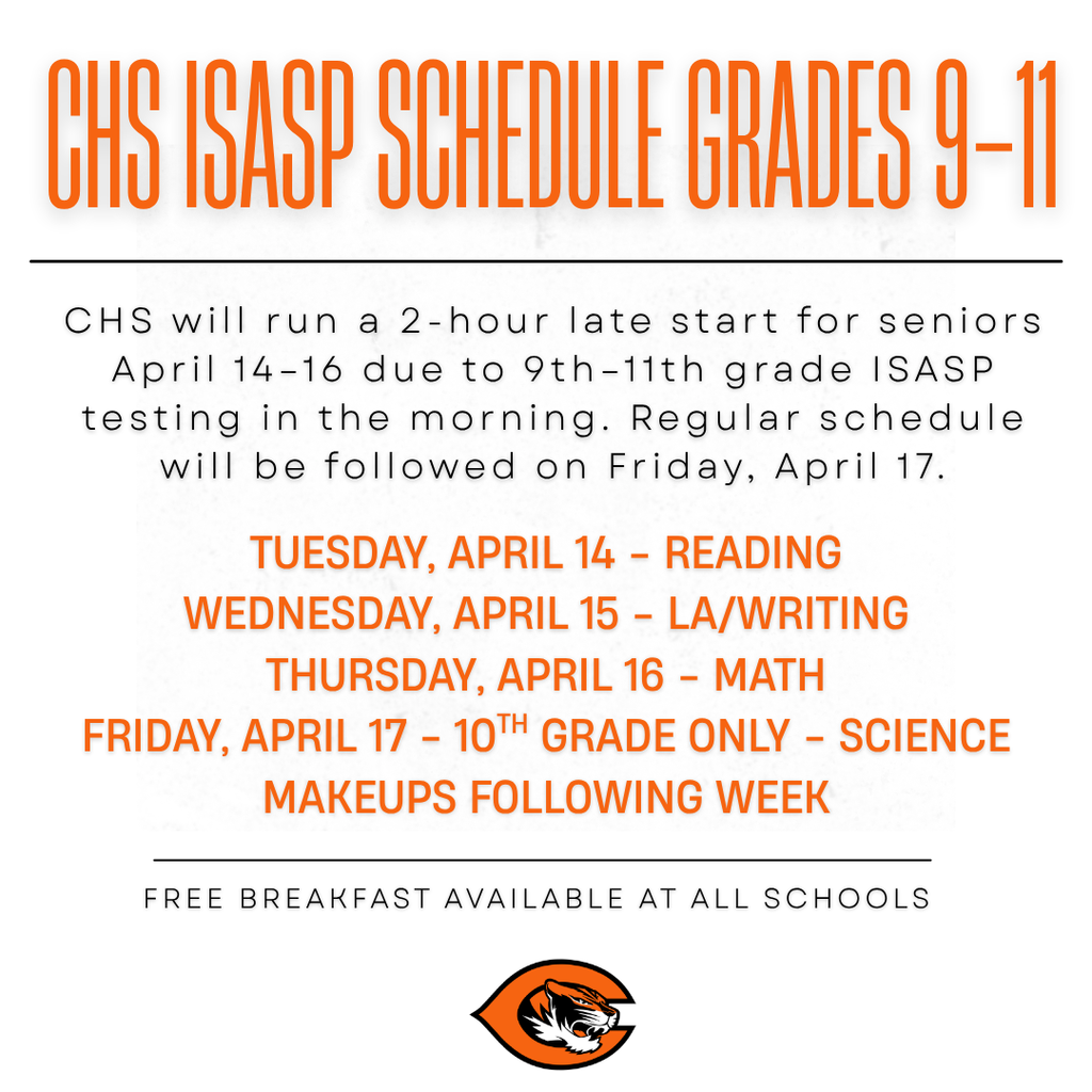 ISASP SCHEDULE