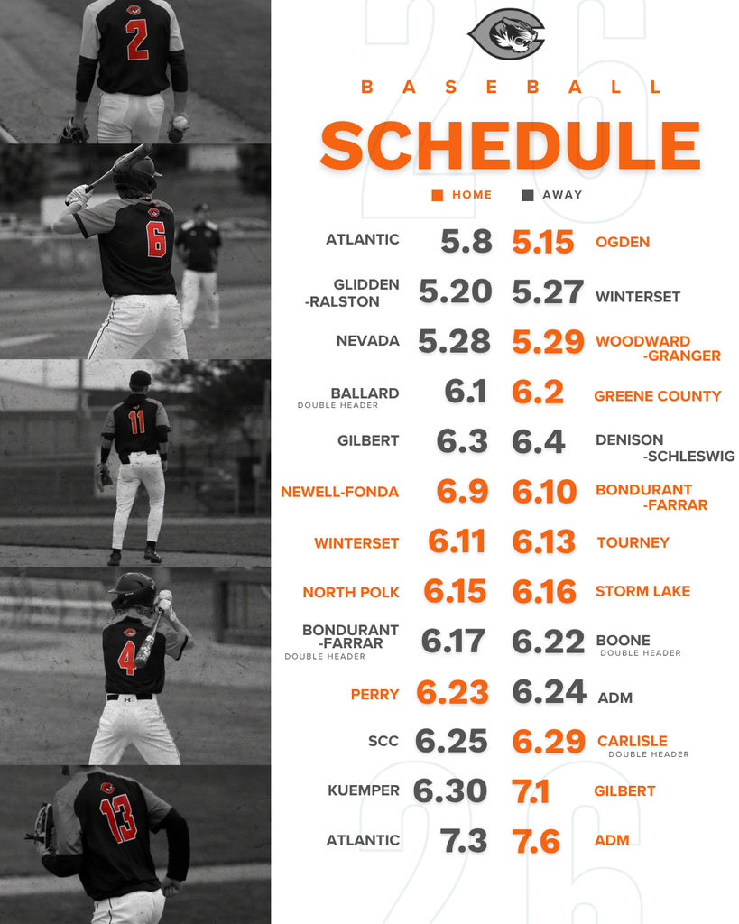 baseball schedule