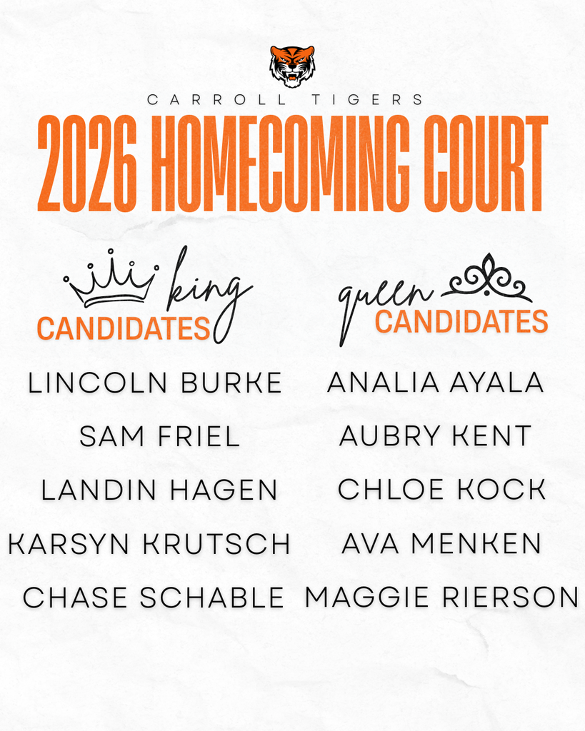 2026 Homecoming Court