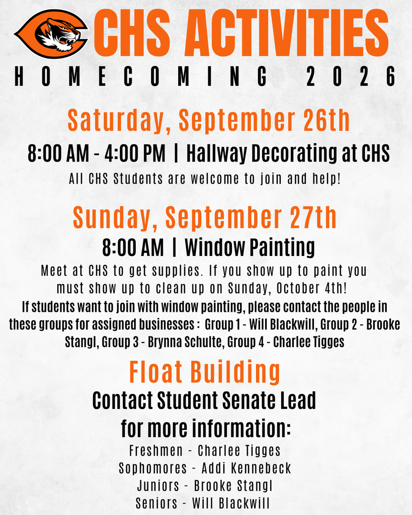 2026 Hoco Activities