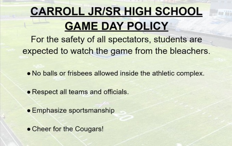 Game Day Policy