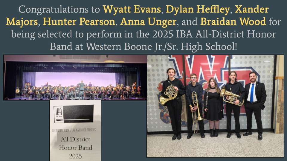 2025 IBA All-District Honor Band