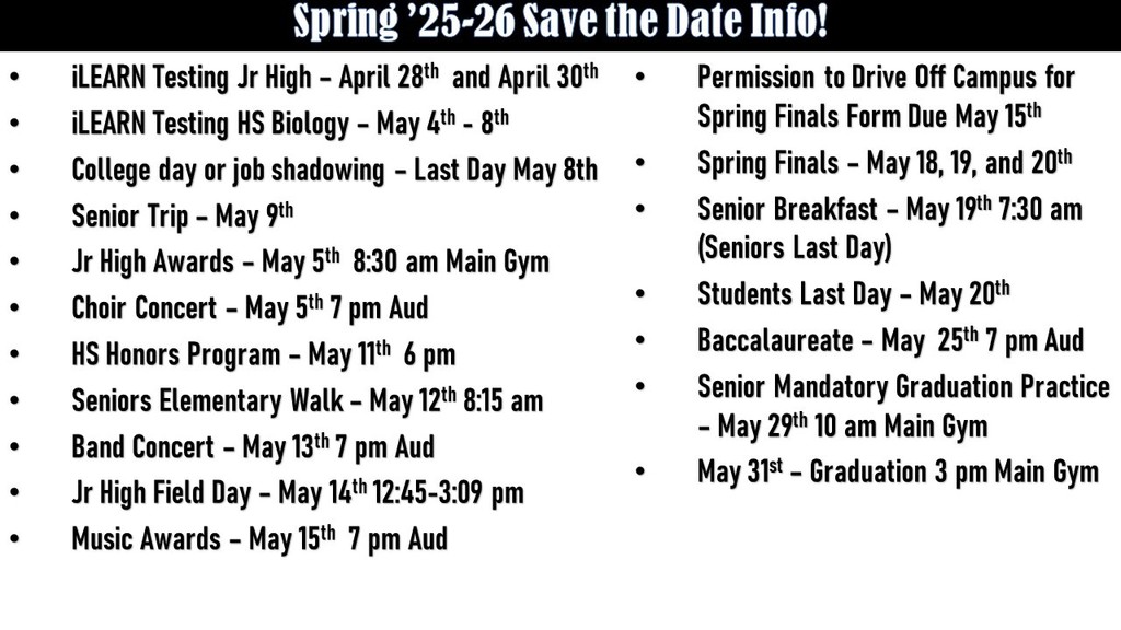 Spring 25-26 Save the Date Info