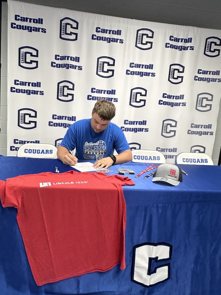 Travis Tinsman signing with Lincoln Tech 