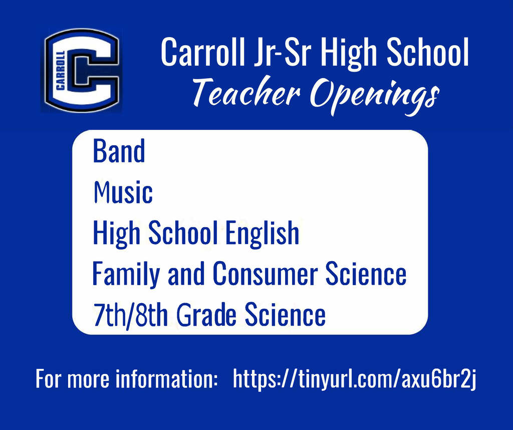 Teacher Openings for 2026-27