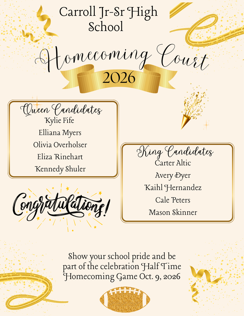 Homecoming Court Fall 2026