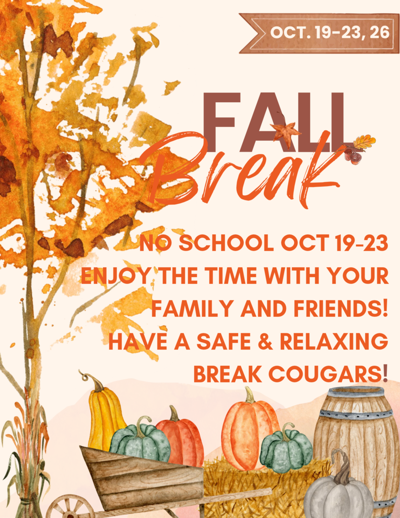 Fall Break Oct. 19-23
