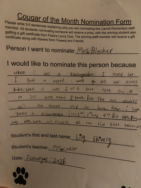 picture of CoM nomination form