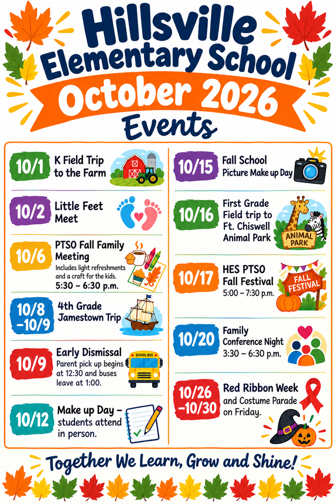 October Events at HES