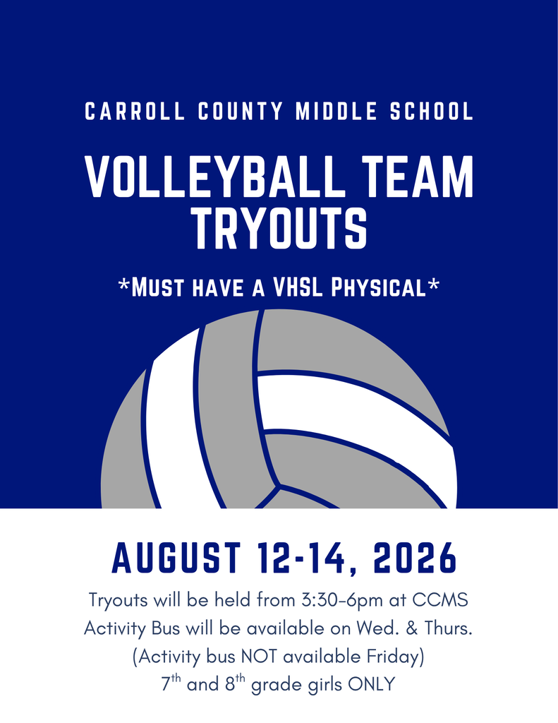 Volleyball tryouts start august 12 at CCMS