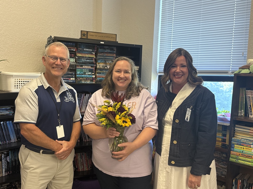 Ms Lynette Thomas with Mr. Huff and Mrs. Spencer