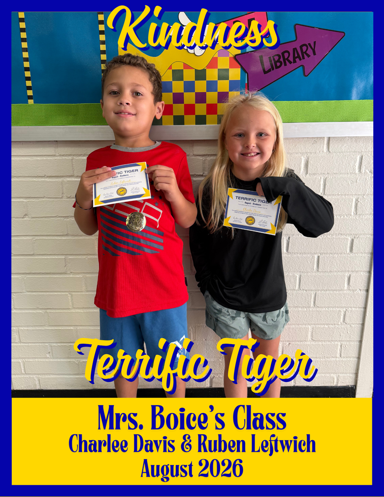 Terrific Tigers for August 2026