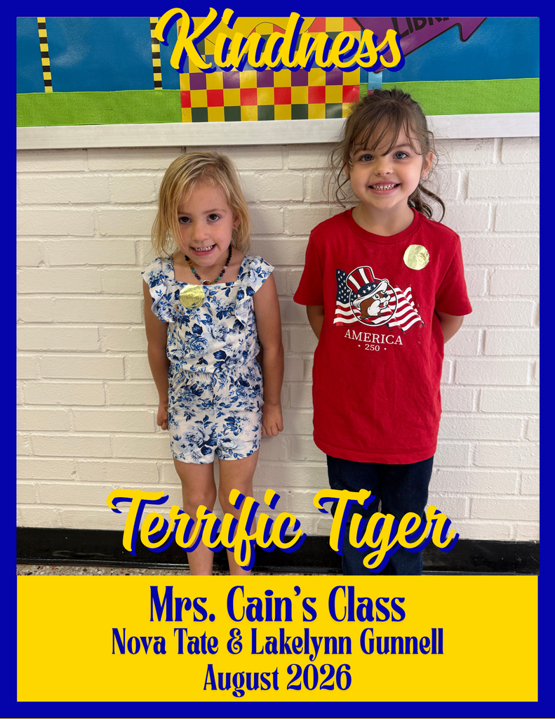 Terrific Tigers for August 2026