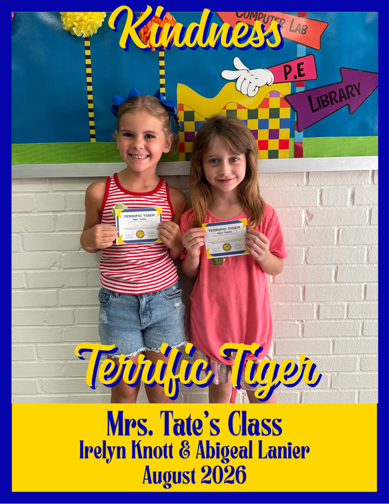 Terrific Tigers for August 2026