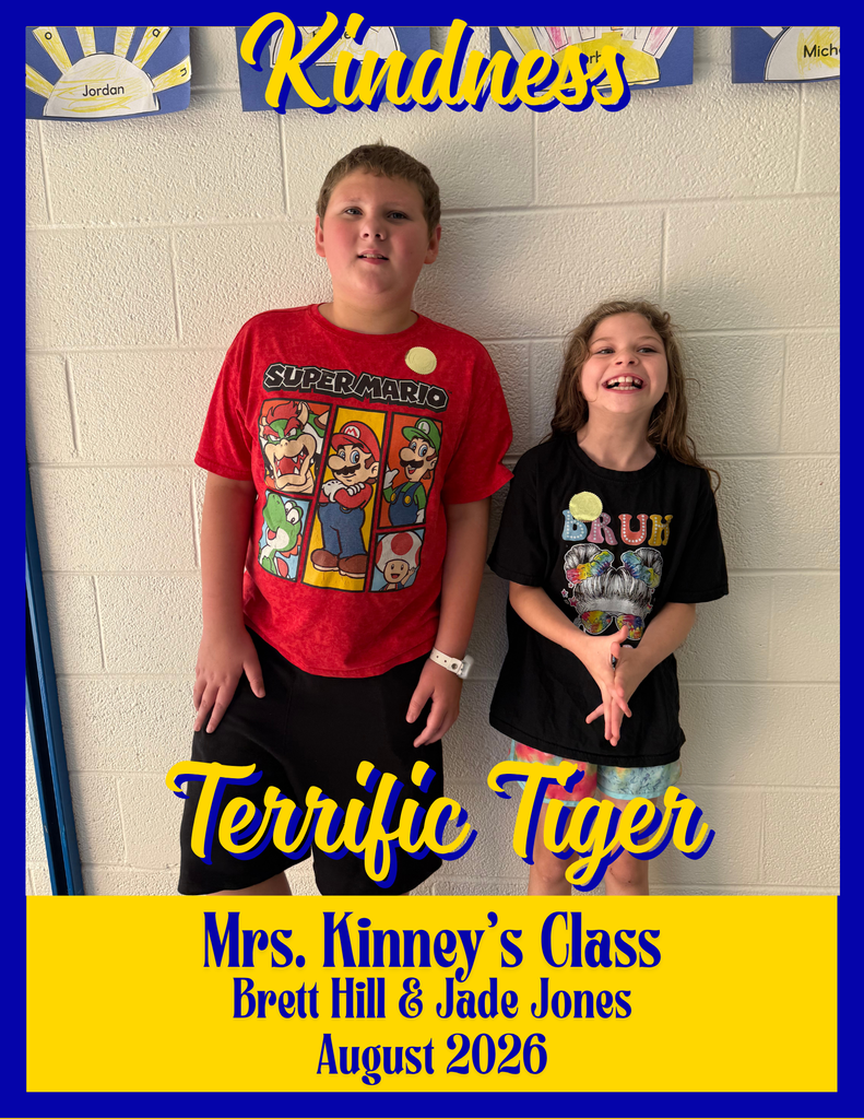Terrific Tigers for August 2026