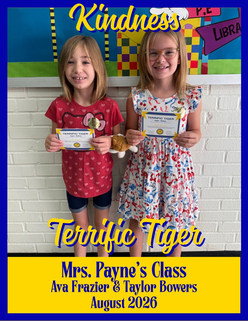 Terrific Tigers for August 2026