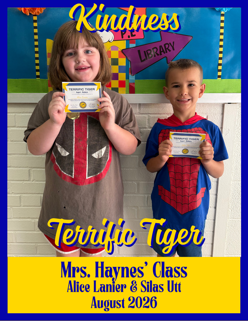Terrific Tigers for August 2026