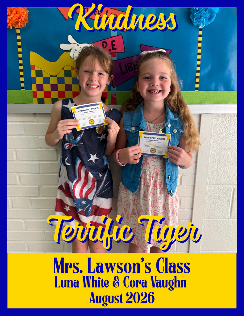 Terrific Tigers for August 2026