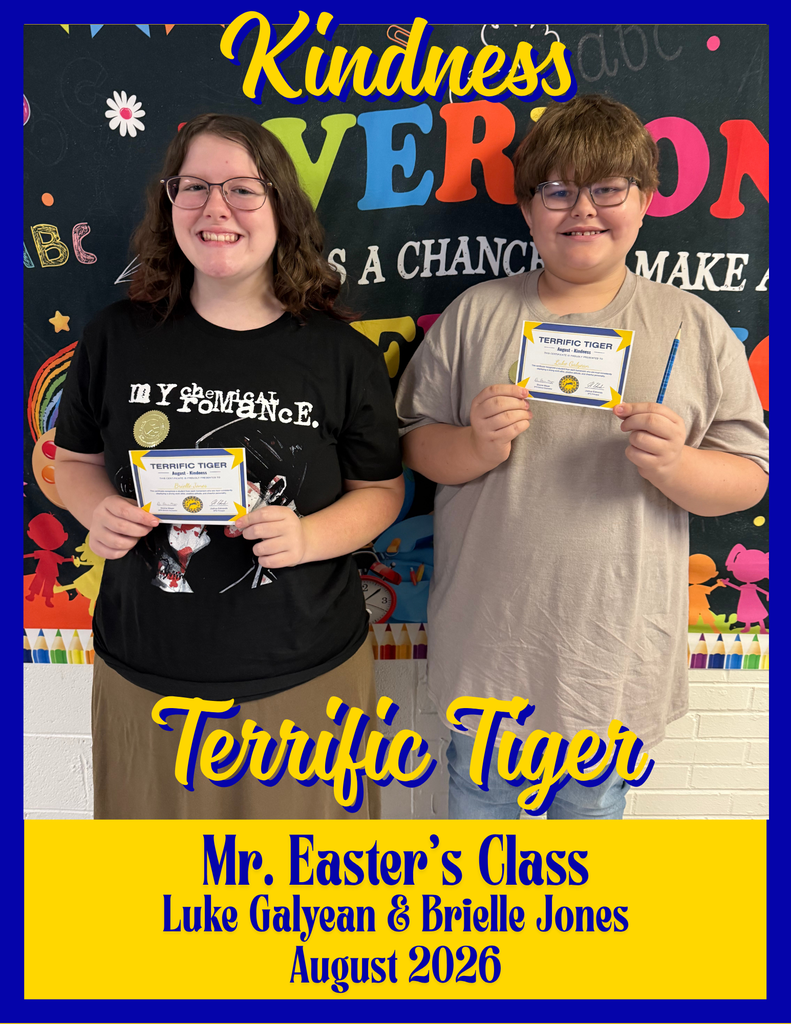 Terrific Tigers for August 2026