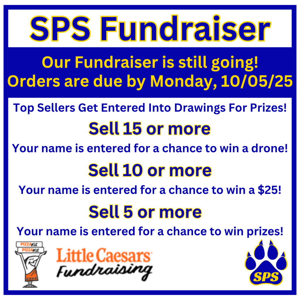 Fundraiser flyer for pizza kits