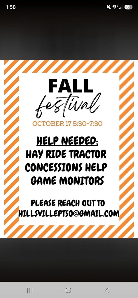 Fall Festival Help
