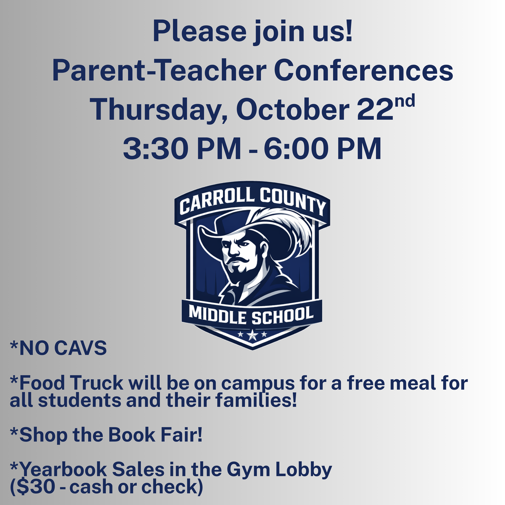 Parent-Teacher Conferences Thursday, October 22nd - 3:30 PM to 6:00 PM