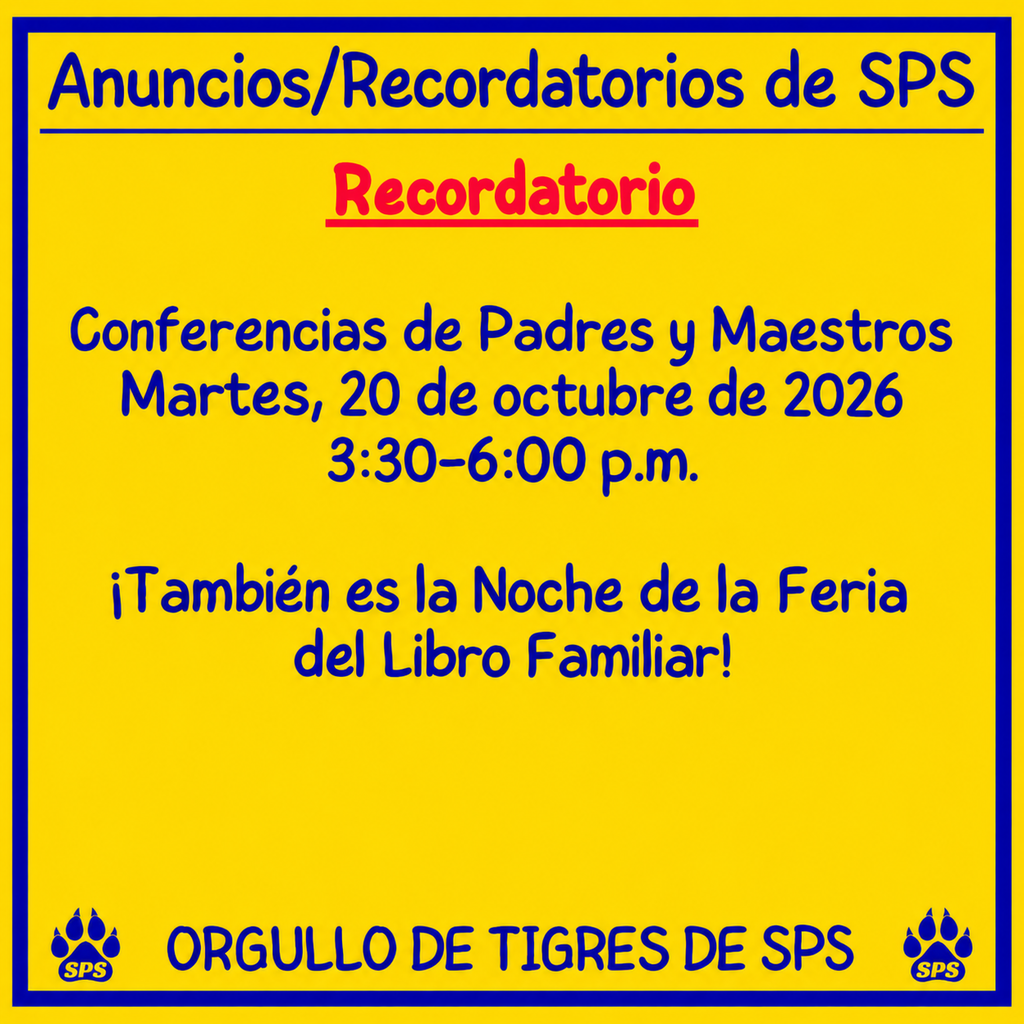 SPS Reminders - Spanish