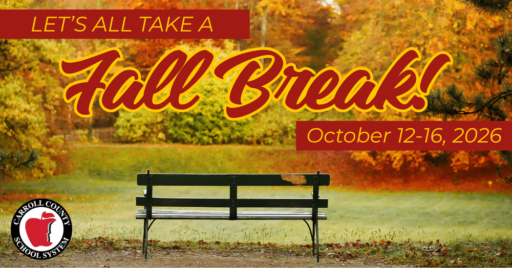 text reads let's all take a fall break october 12-16, 2026