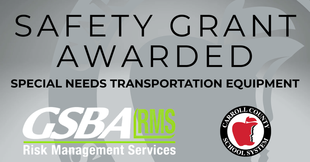 safety grant awarded special needs transportation equipment logos for gsbarms and carroll county schools