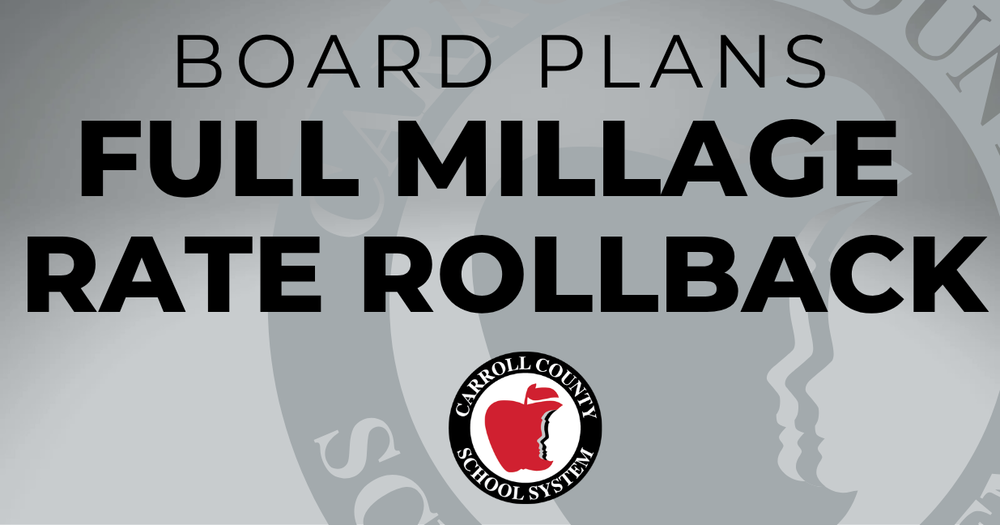Board plans full millage rate rollback