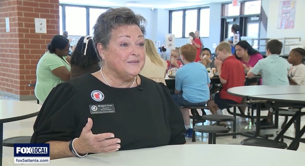 Bridgett Cross appears on Fox 5 Atlanta