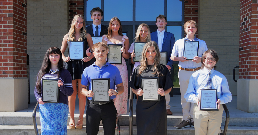 Carroll County valedictorians and salutatorians for the class of 2026 were celebrated at a breakfast on May 18 at the Carroll County Schools Performing Arts Center.
