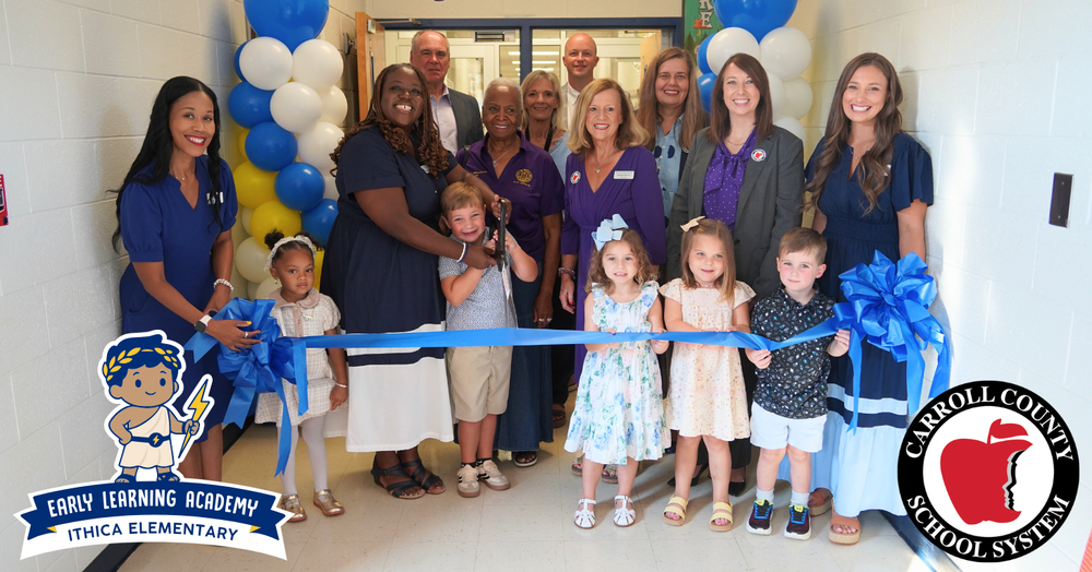 ribbon cutting for early learning academy