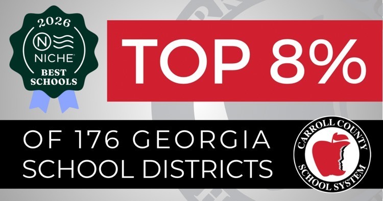 ranked in the top 8 percent of 176 Georgia school districts