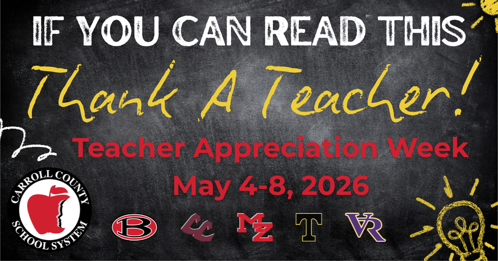 if you can read this, thank a teacher teacher appreciation week may 4-8 2026