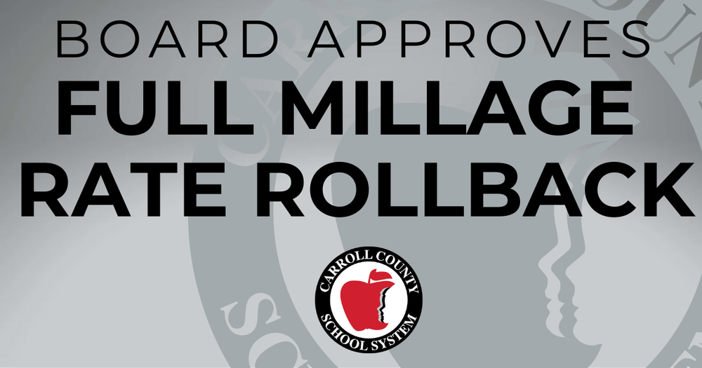 Board approves full millage rate rollback