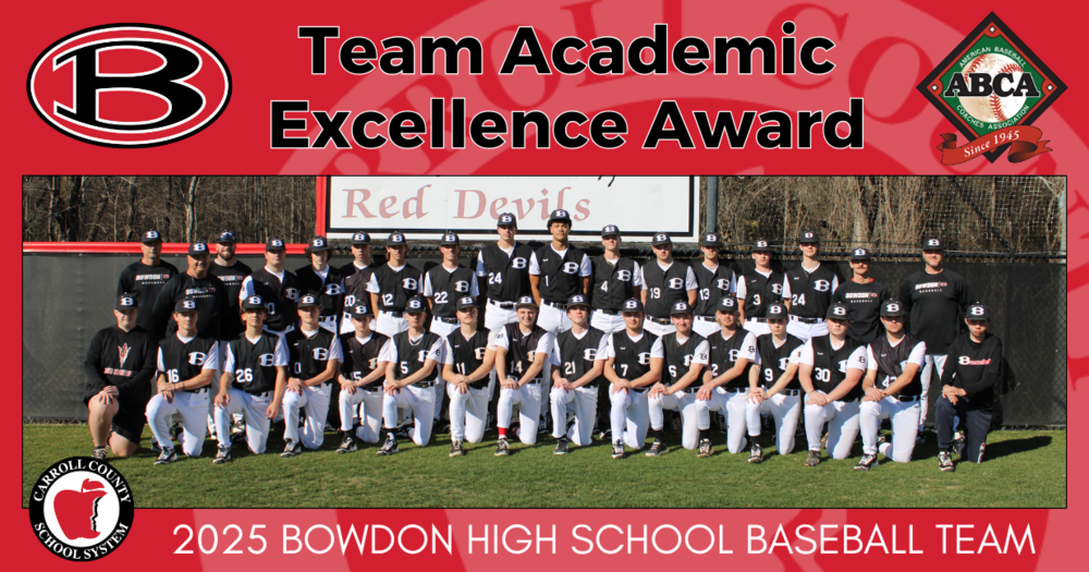 BHS baseball teams wins academic honors