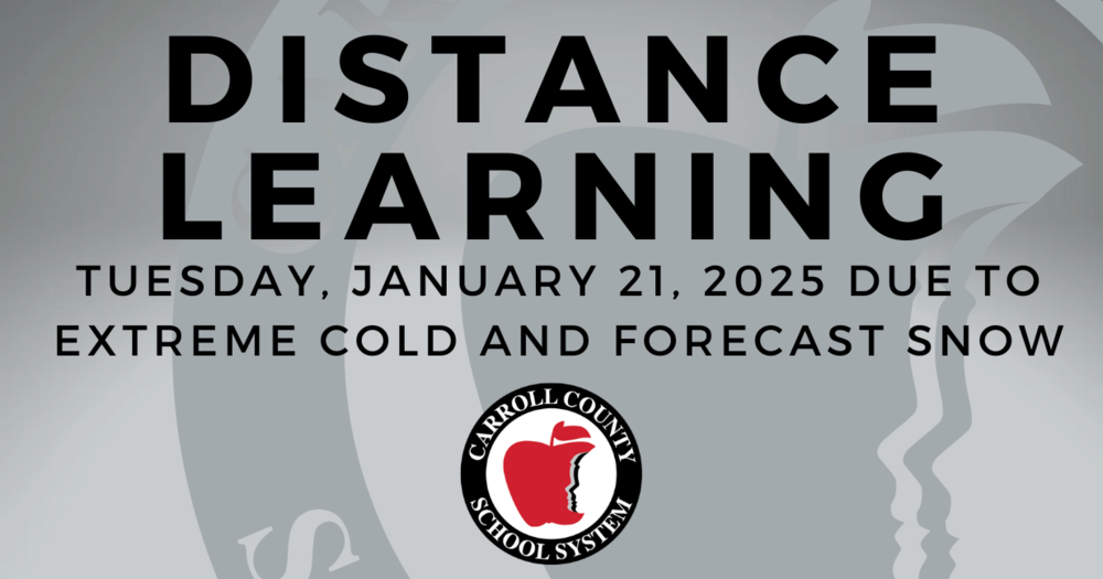 Distance Learning Tuesday, January 21, 2025 due to extreme cold and forecast snow
