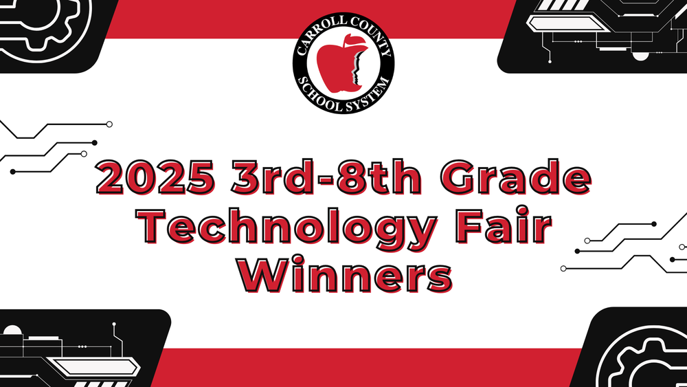 2025 3rd-8th Grade Technology Fair winners