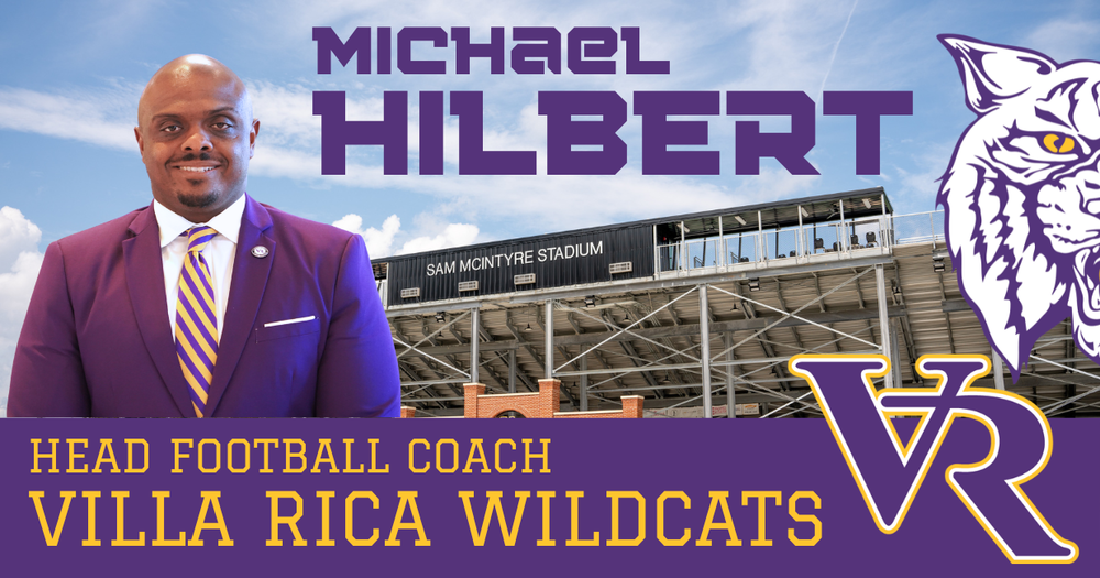 Michael Hilbert Head Football Coach Villa Rica Wildcats