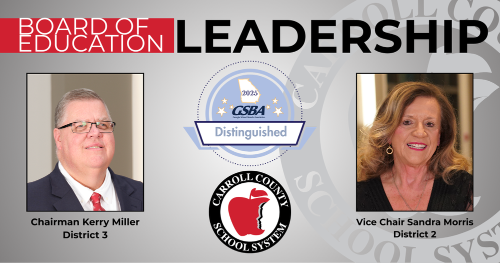 board of education leadership chairman kerry miller district 3, vice chair sandra morris district 2