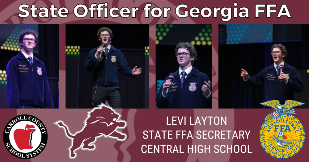 Levi Layton is State Officer for Georgia FFA