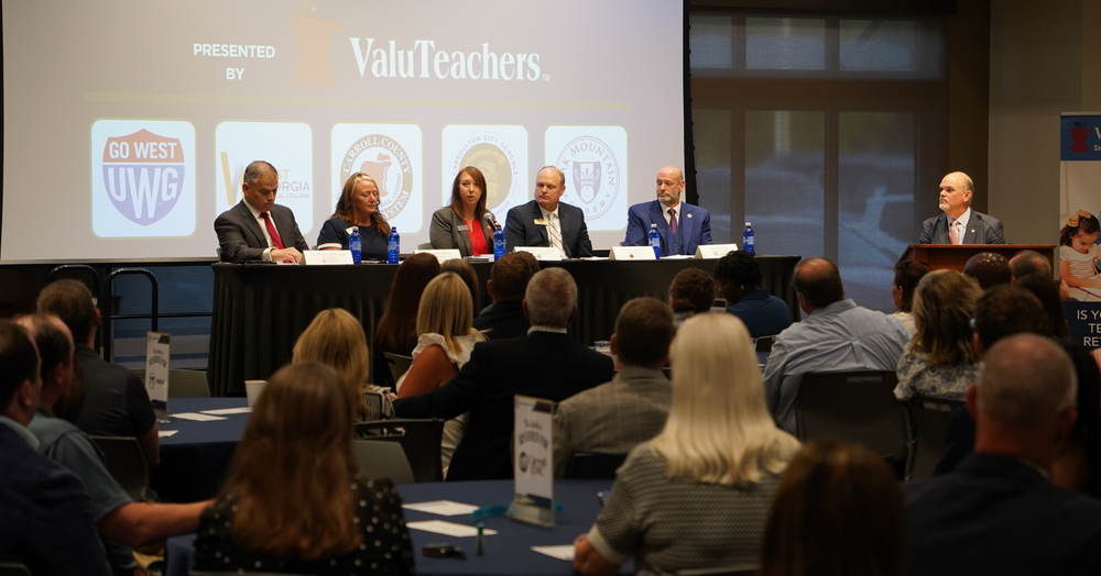 Ainsworth speaks as part of a chamber education panel