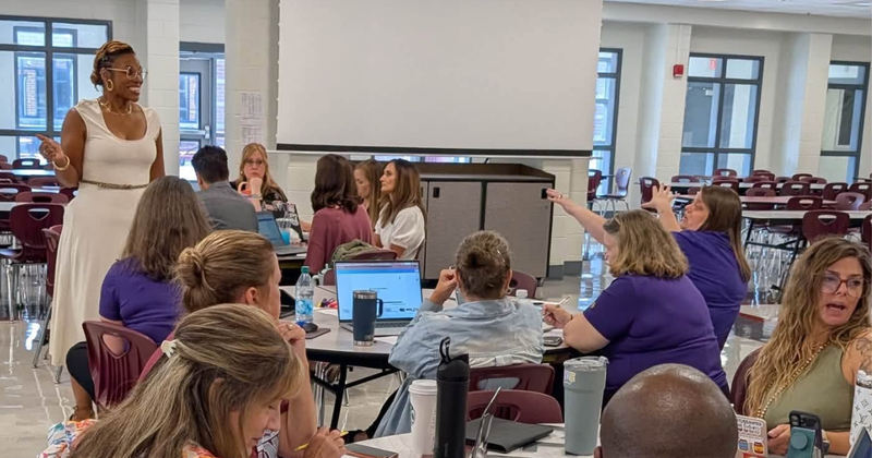 educators share during professional learning