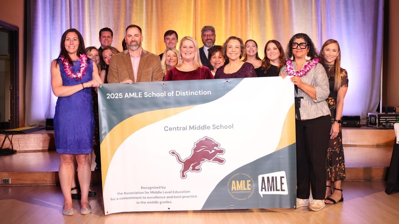 CMS accepts national honors from AMLE