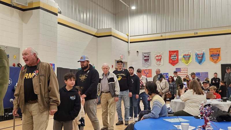 We Love our Veterans. Schools celebrate Veterans Day