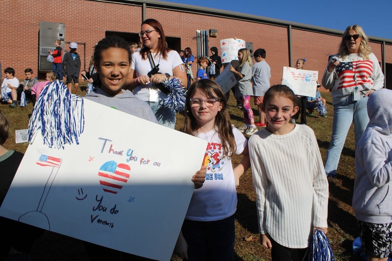 We Love our Veterans. Schools celebrate Veterans Day