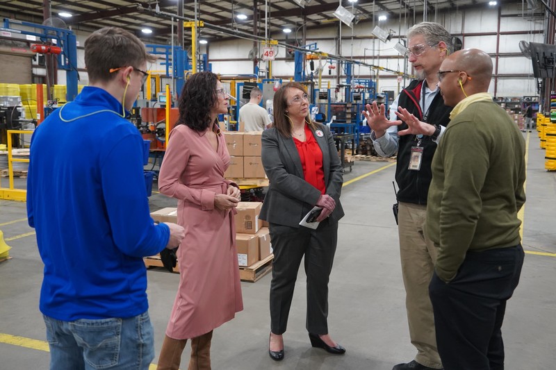 Labor commissioner touring 12 for Life facility